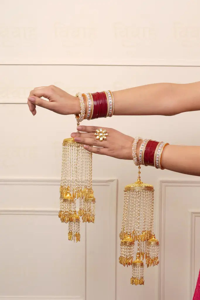 Vivaah Dori Bridal Kaleera With Beads Bangle