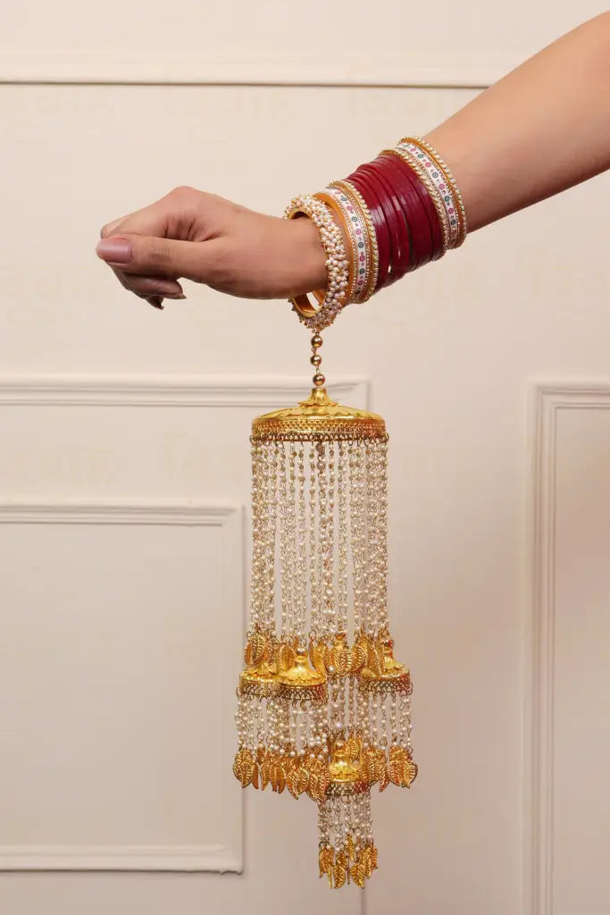 Vivaah Dori Bridal Kaleera With Beads Bangle