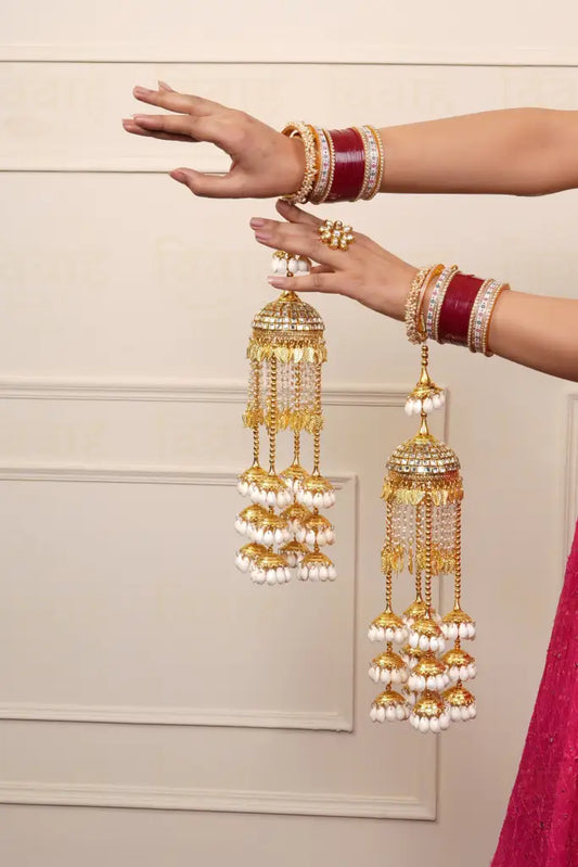 Vivaah Dori Bridal Kaleera With Kundan Work & Shell