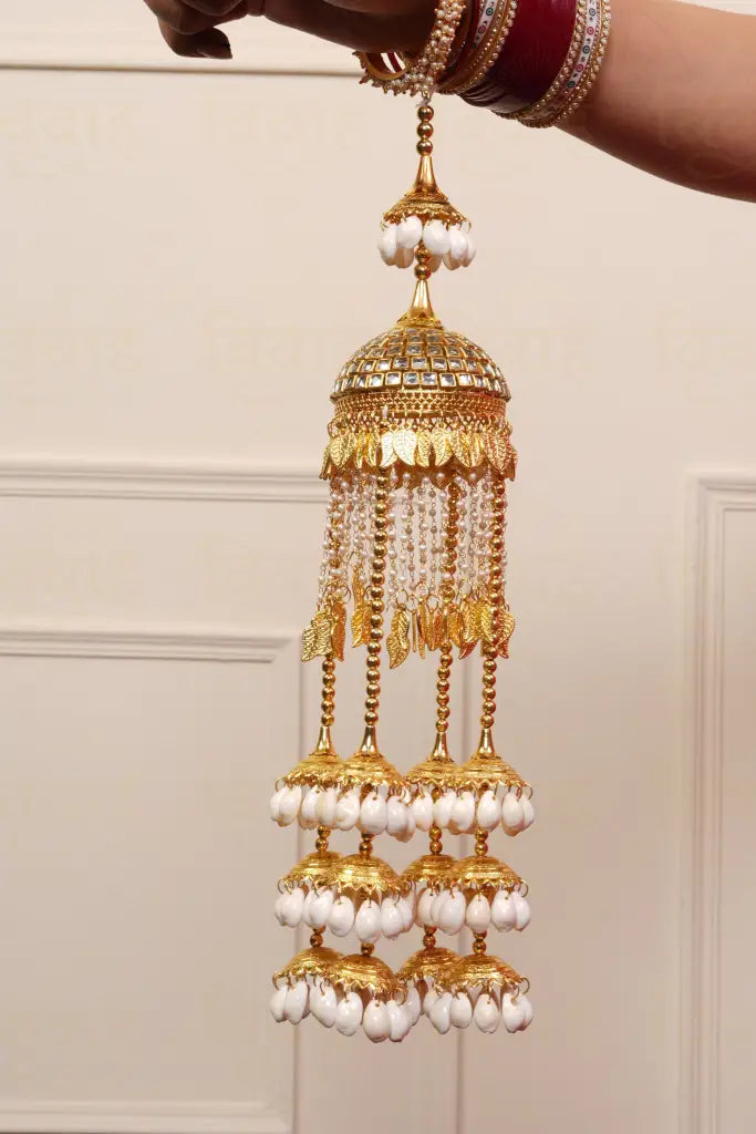 Vivaah Dori Bridal Kaleera With Kundan Work & Shell