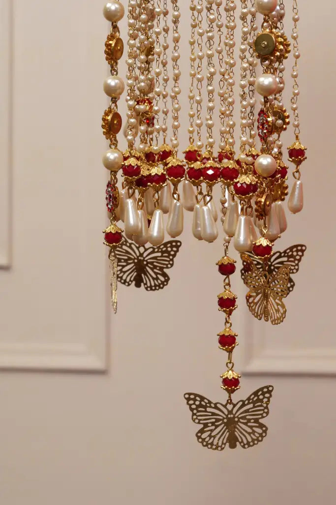 Vivaah Dori Kundan Work Kaleera With Butterfly